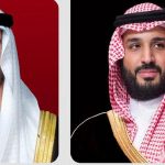 ولي العهد يهنئ الشيخ محمد بن زايد بمناسبة انتخابه رئيساً للإمارات