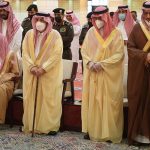أمير الرياض يؤدي صلاة الميت على سمو الأميرة موضي بنت مساعد بن عبد الرحمن رحمها ا