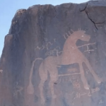 اكتشاف رسوم ونقوش صخرية للحصان العربي في جبال حائل