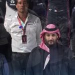 سمو ولي العهد الأمير محمد بن سلمان يشهد سباق ..فورمولا_إي الدرعية.