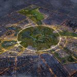 أعمال تنفيذ التخطيط وتشكيلات الأودية والبنية التحتية في  في الرياض، أكبر حديقة م