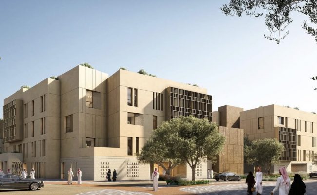 لقطة تُبرز أعمال الإنشاءات في أول المشاريع الاستثمارية داخل  بالرياض، والذي تطور